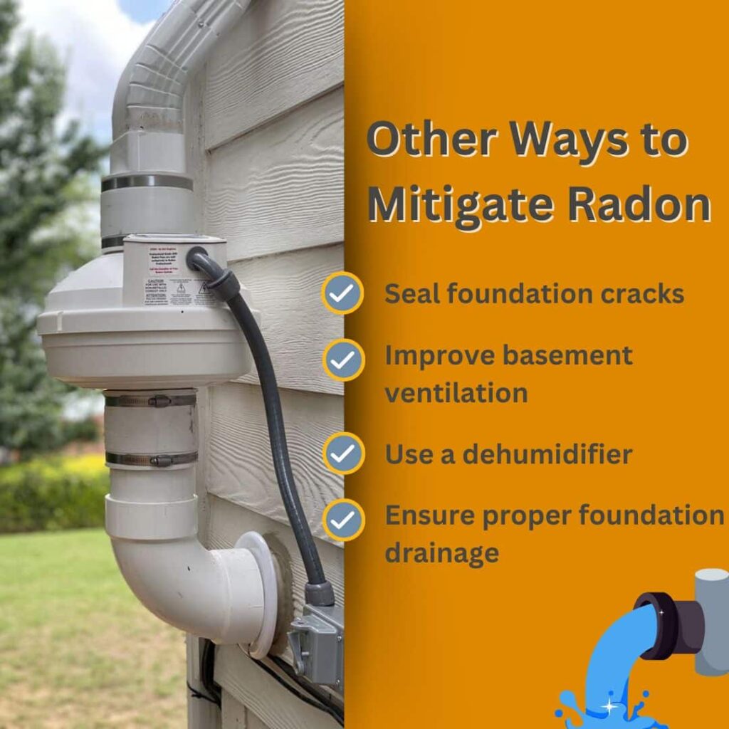 radon fans work best in conjunction with other mitigation efforts