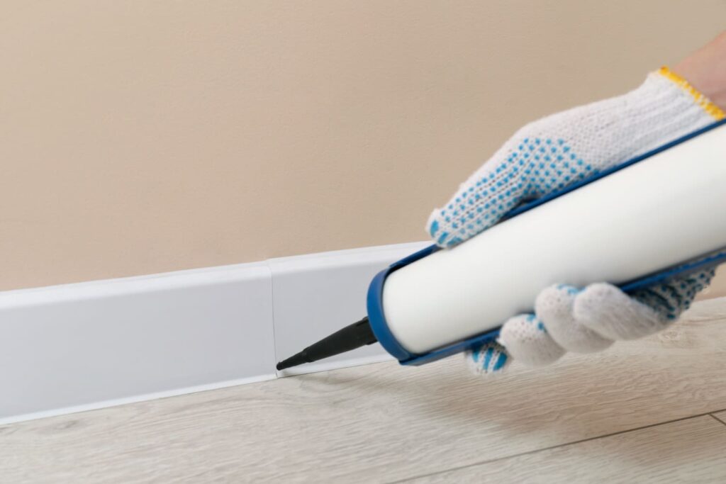 caulk mistakes to avoid on a baseboard