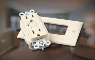 how to fix stuck reset button on gfci outlet