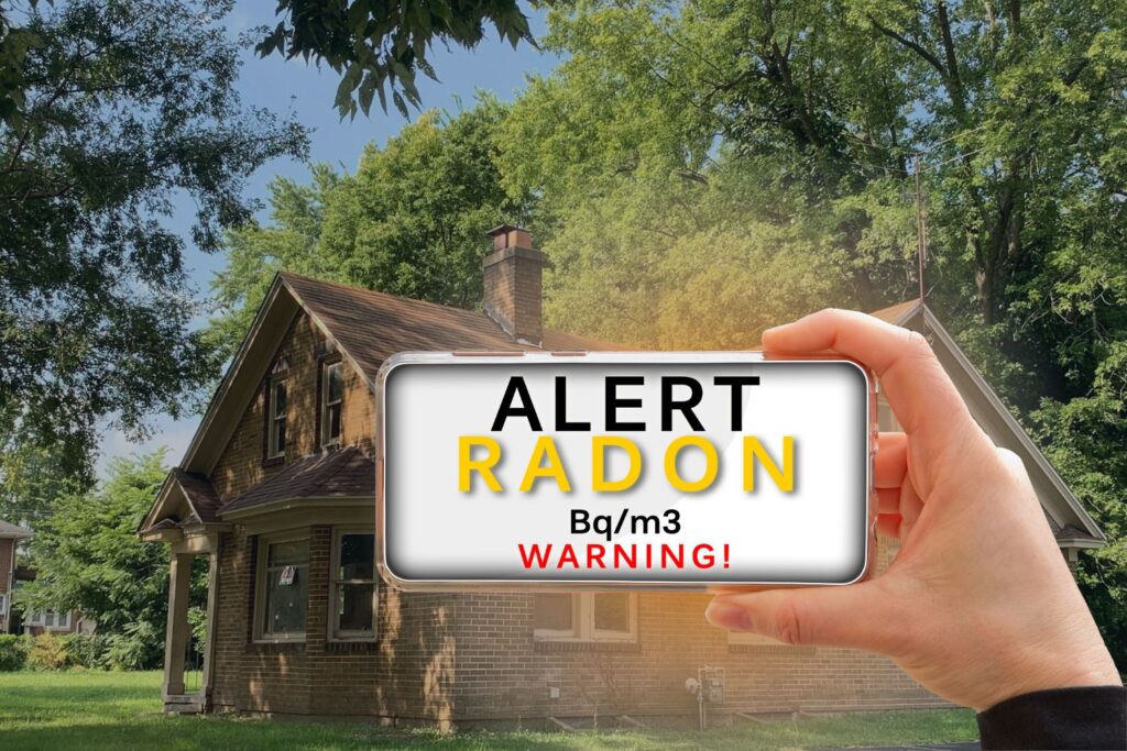 Radon in basement of home