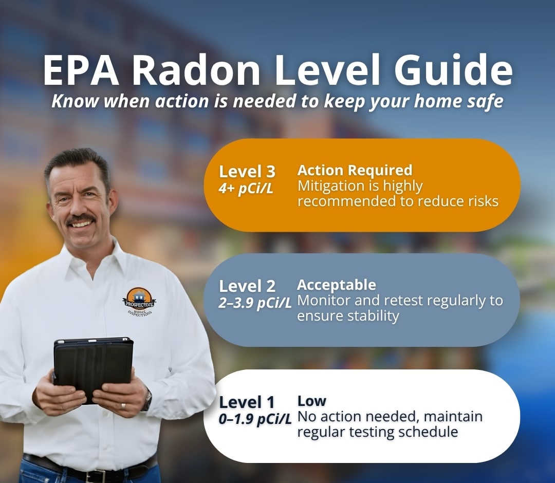 basement radon levels