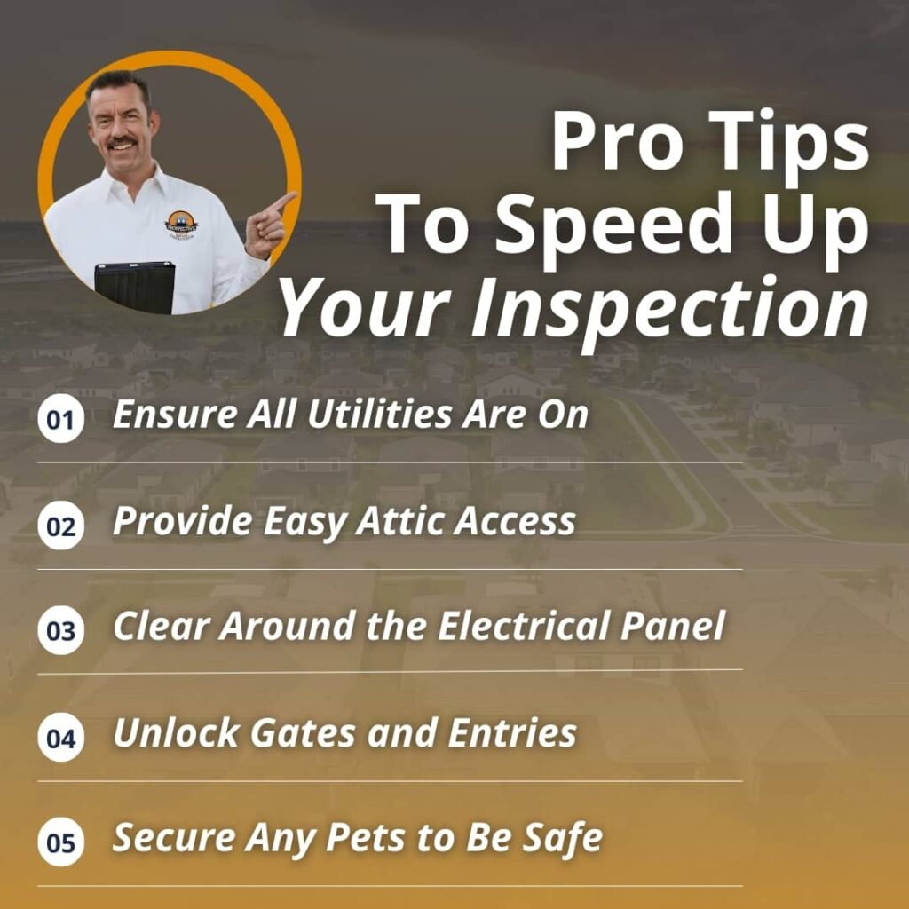 pro tips for how long home inspection will take